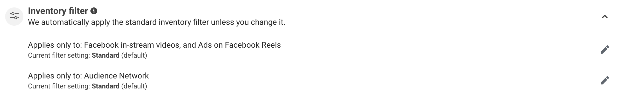 facebook brand safety and suitability inventory filter