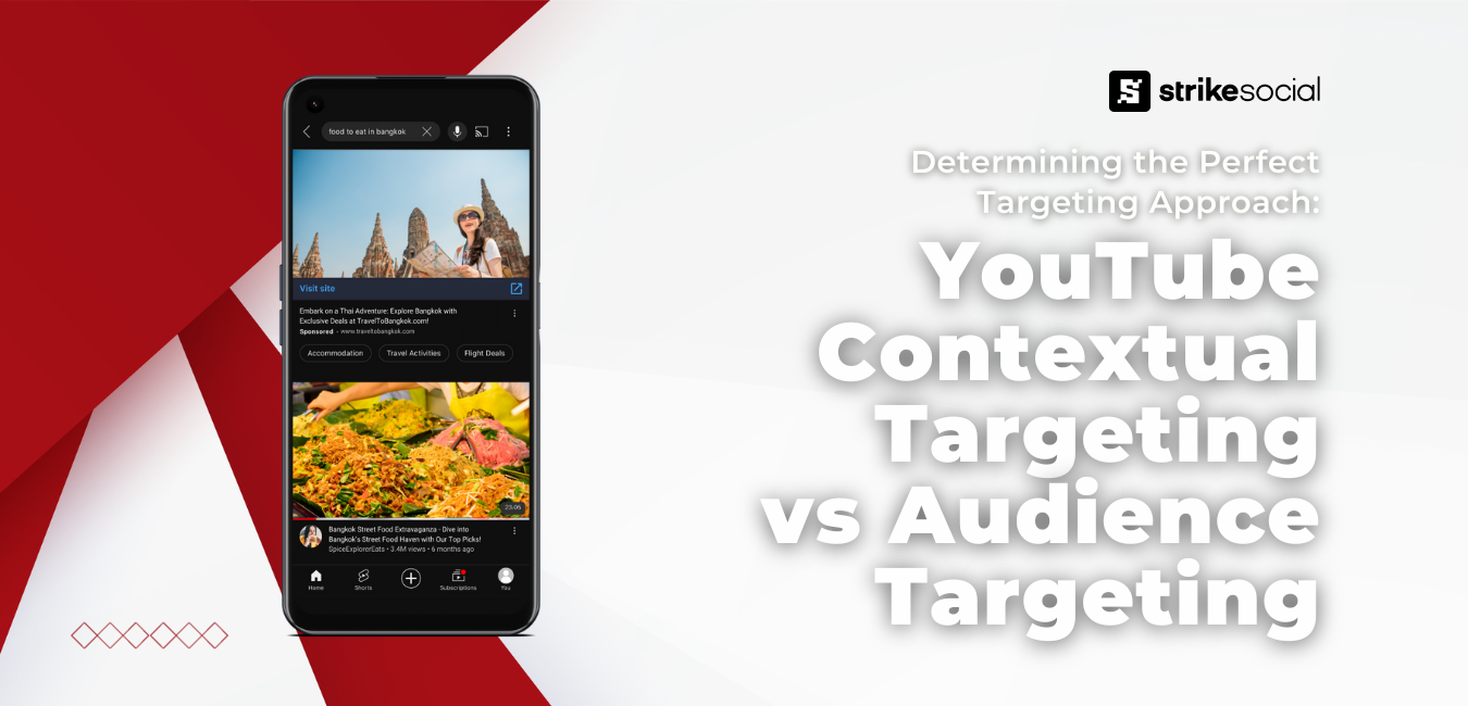 Strike Social Blog Header - Determining the Perfect Targeting Approach_YouTube Contextual Targeting vs YouTube Audience Targeting