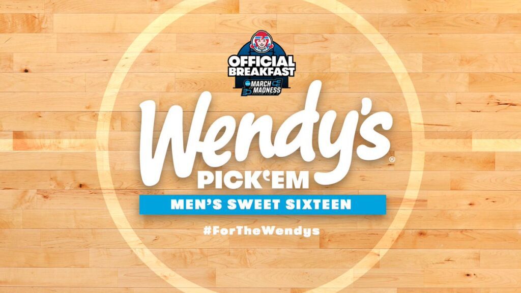 wendys march madness pick em 2022