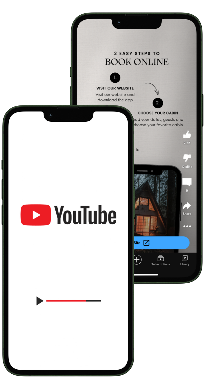 Strike Social YouTube Mobile Mockup for Case Study