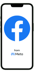 Facebook advertising guide mobile mockup