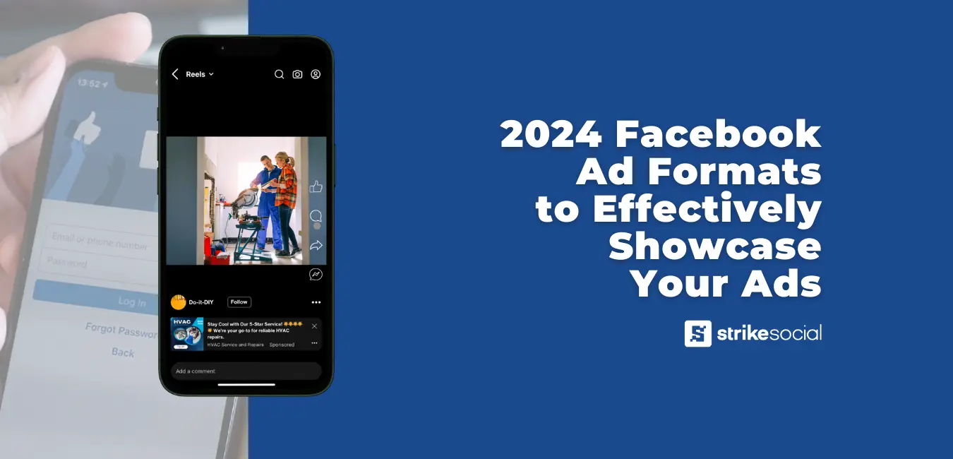 Strike Social Blog Header - 2024 Facebook Advertising Formats