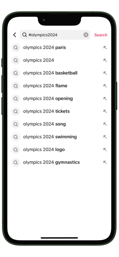 TikTok-hashtags-related-to-Olympics-2024