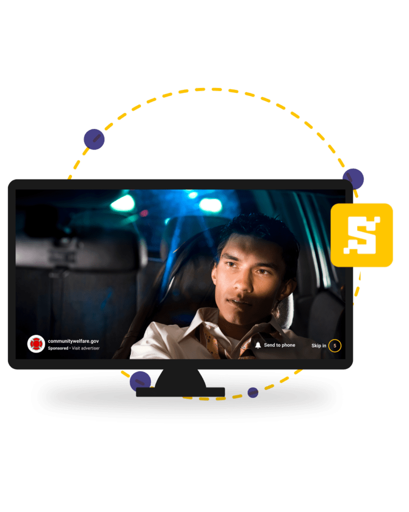 YouTube CTV sample ad - St. Patrick's Day driving safety awareness