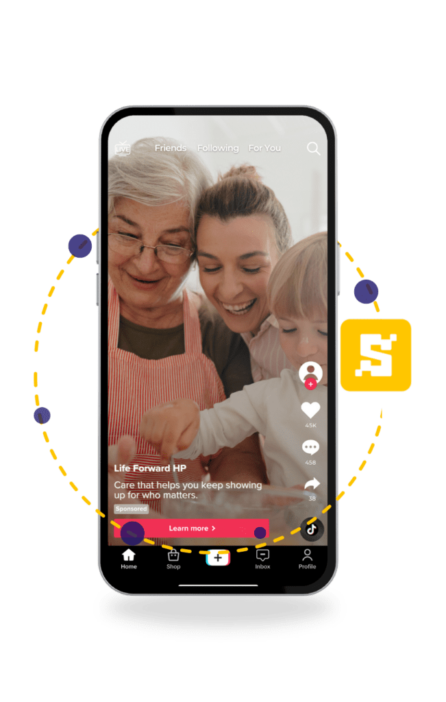 TikTok Healthcare Campaign - ad mockup