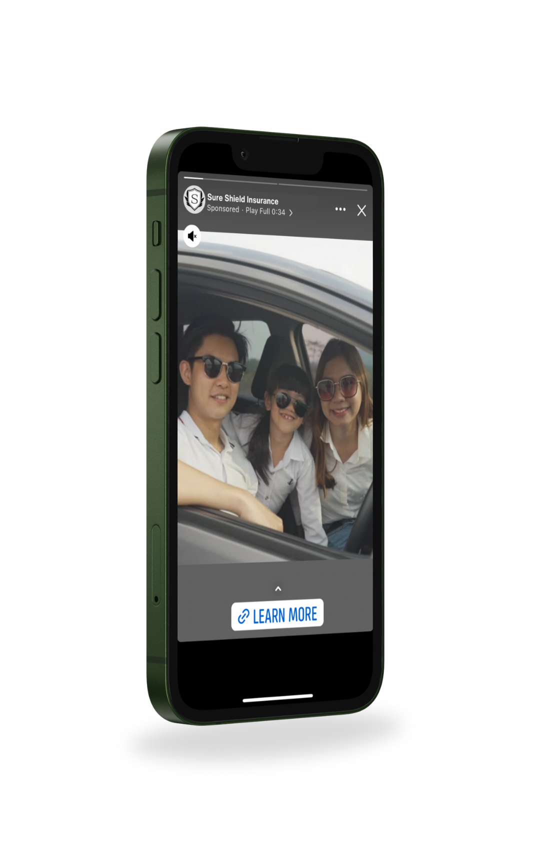 Facebook Stories Ad - Insurance and Financial Services Brand