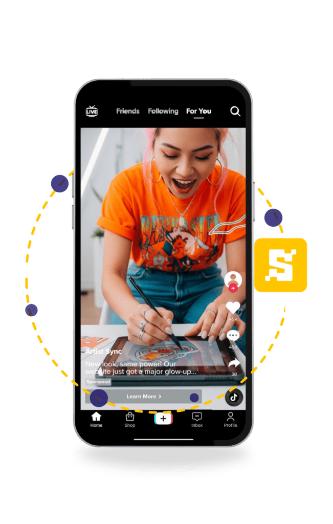 TikTok Spark Ads case study - creative software brand