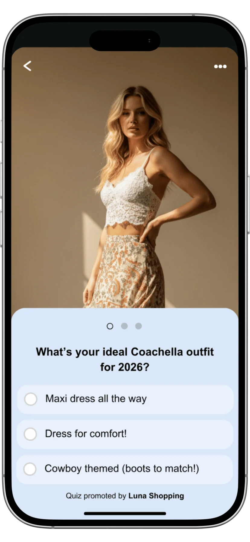 Pinterest Quiz ad specs