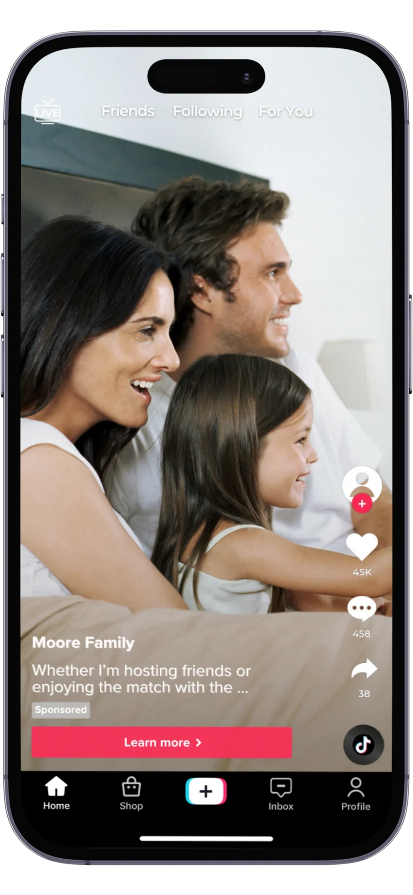 Sample TikTok Spark Ads