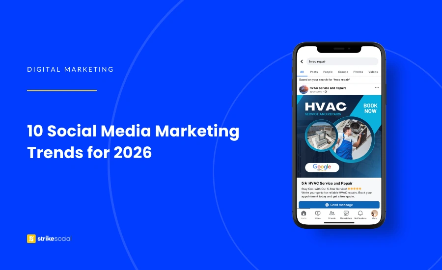 Strike Social Blog Cover - 10 Social Media Marketing Trends for 2026