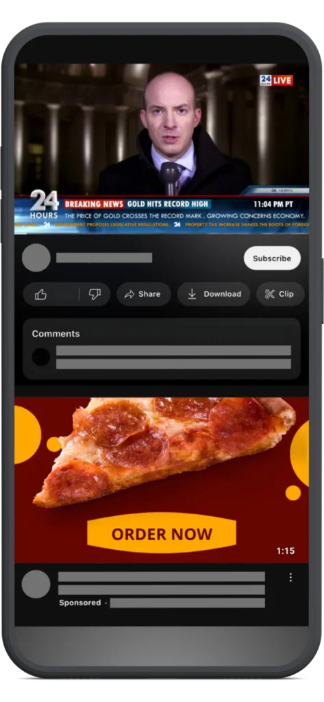 Brand safety - YouTube ad appearing on news coverage