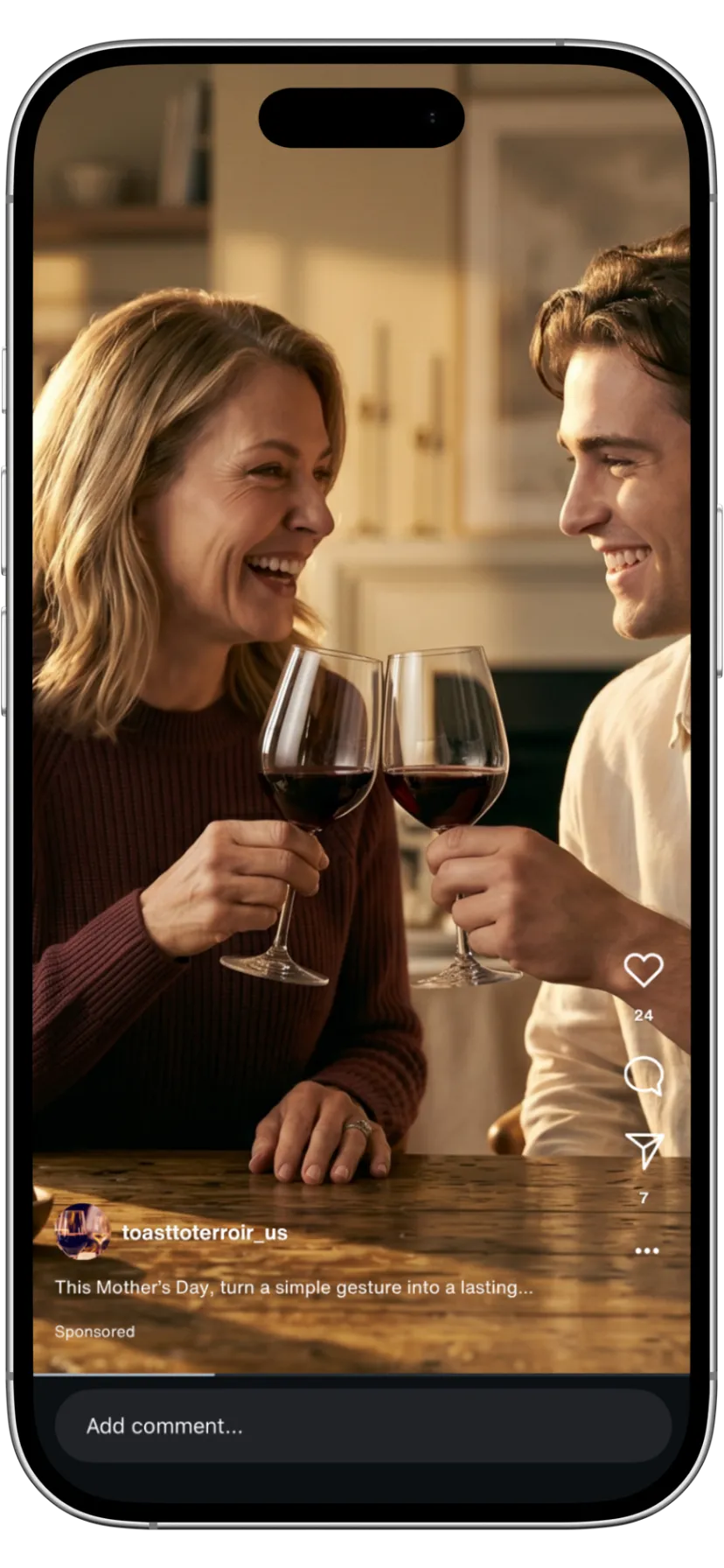 Mother's Day Advertising - Early to mid April - Awareness stage