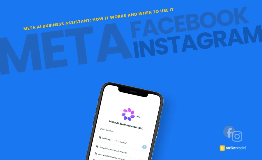 Strike Social Blog Cover - Meta AI Business Assistant How It Works and When to Use It