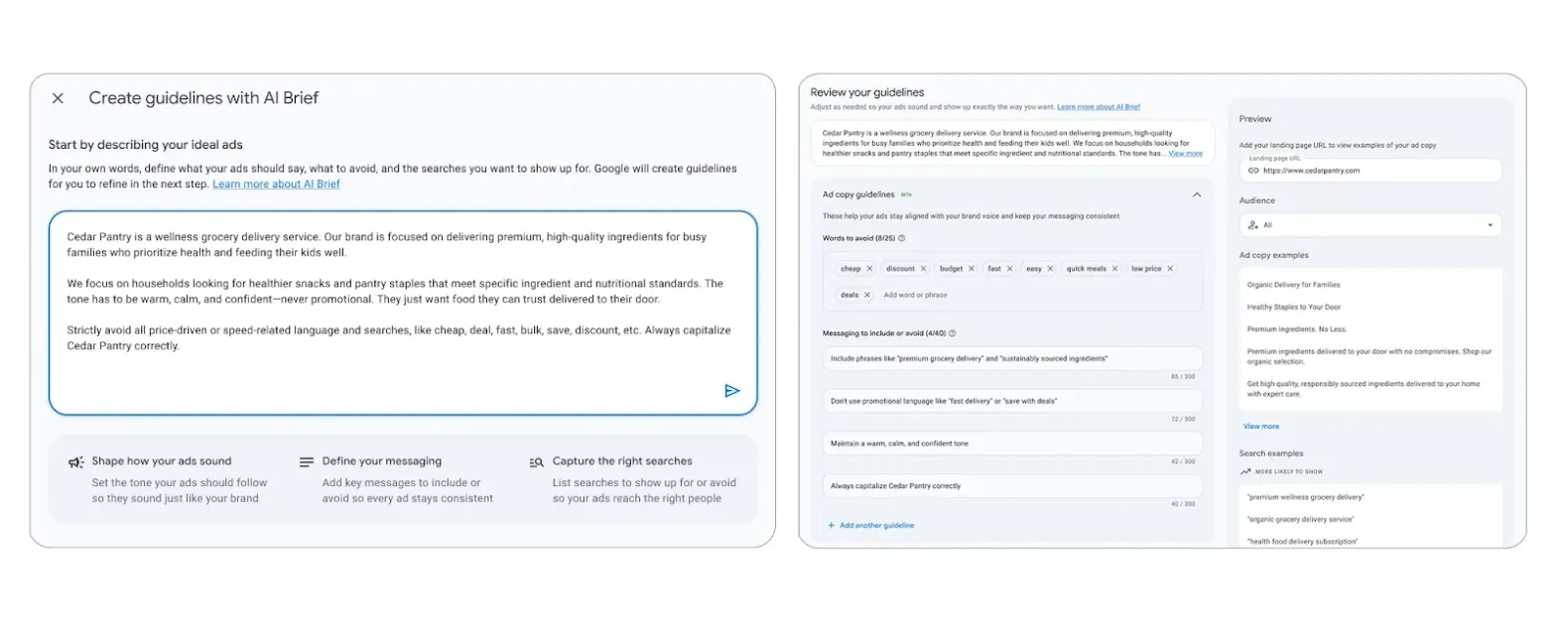 Google Marketing Live 2026 announcement _ AI Brief for Search campaigns